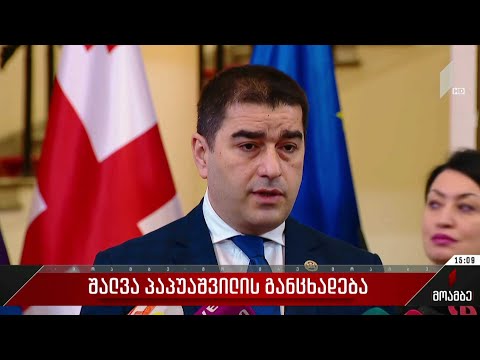 შალვა პაპუაშვილის განცხადება